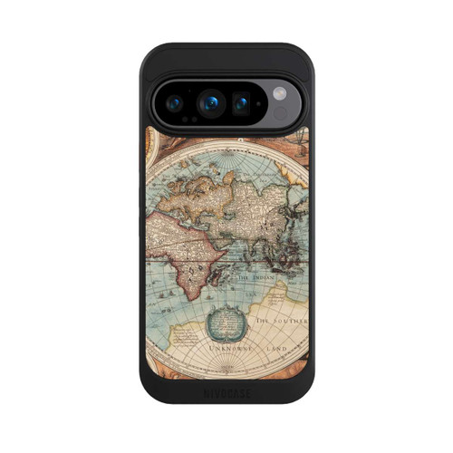 Google Pixel 9 Pro NIVOcore Vintage Weltkarte