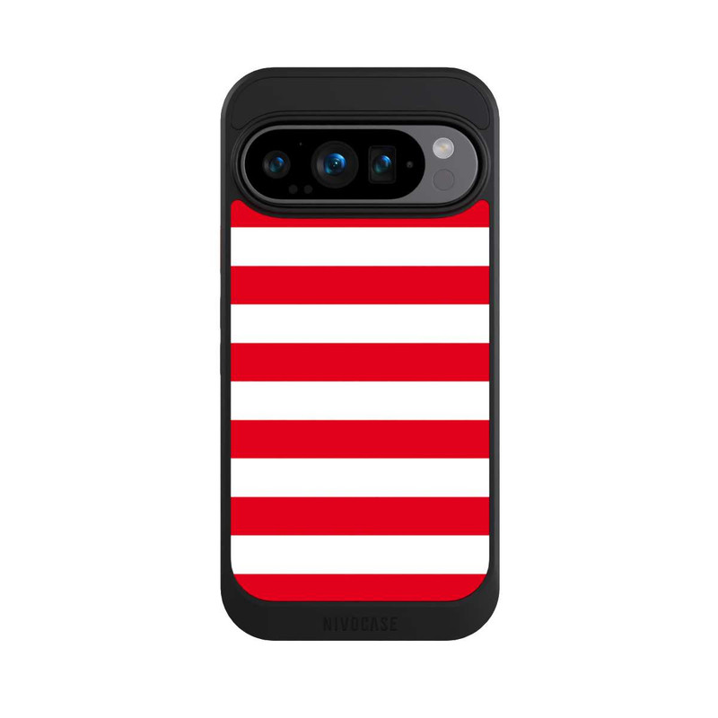Pixel 9 Pro NIVOcore Sailorstripes Rot