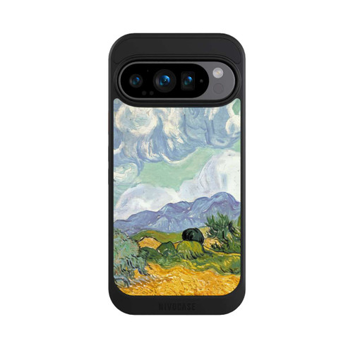 Google Pixel 9 Pro NIVOcore Weizenfeld mit Zypressen