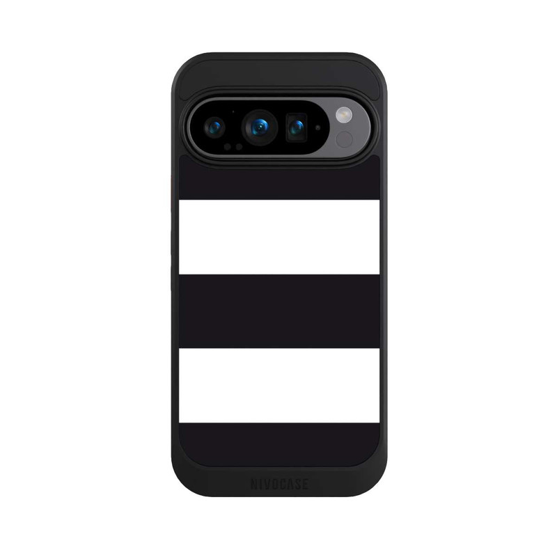 Pixel 9 Pro NIVOcore Rayures - Noir & Blanc