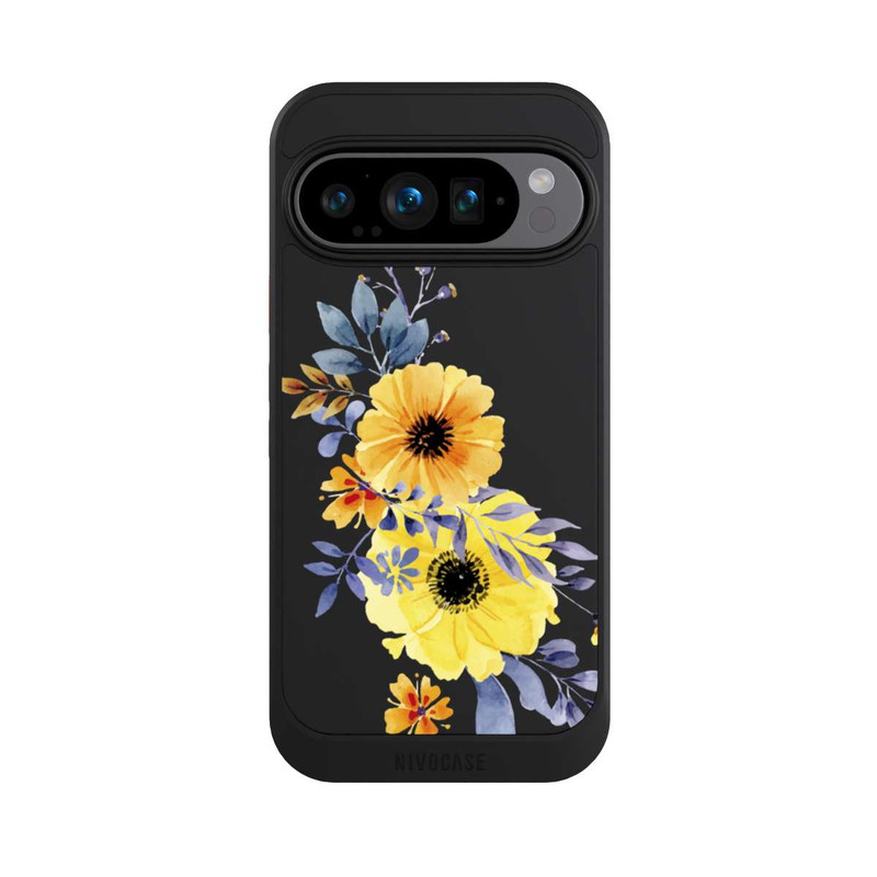 Pixel 9 Pro NIVOcore Gelbe schwedische Blumen