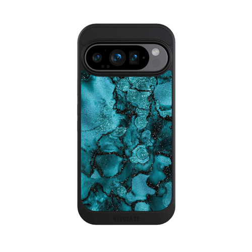 Google Pixel 9 Pro NIVOcore  Blauer Glitzerlook