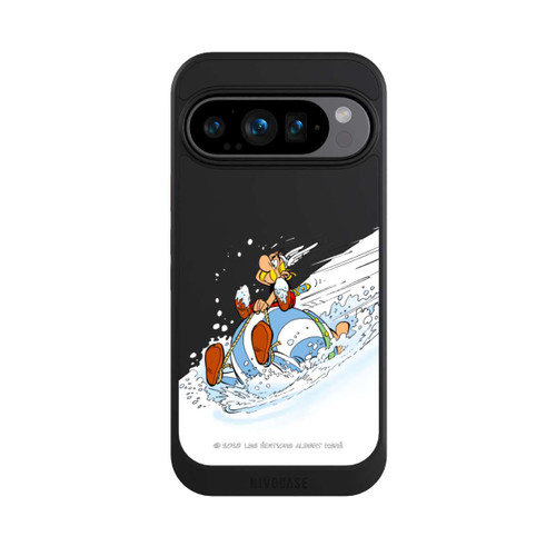 Google Pixel 9 Pro NIVOcore Asterix &amp; Obelix Schlitten Transparent