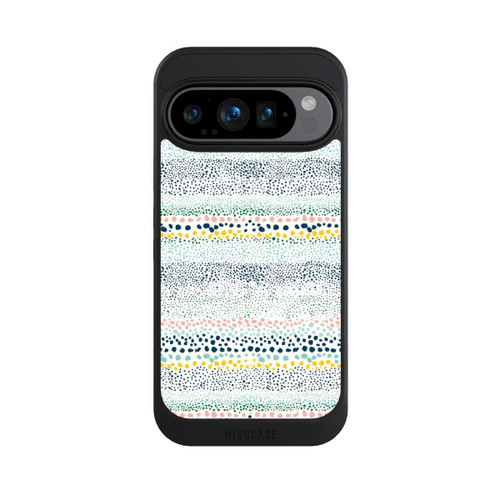 Google Pixel 9 Pro NIVOcore Kleine Punkte, strukturiertes Weiß