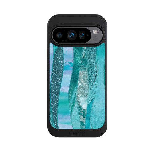 Google Pixel 9 Pro NIVOcore glamouröser Glitzerlook blau