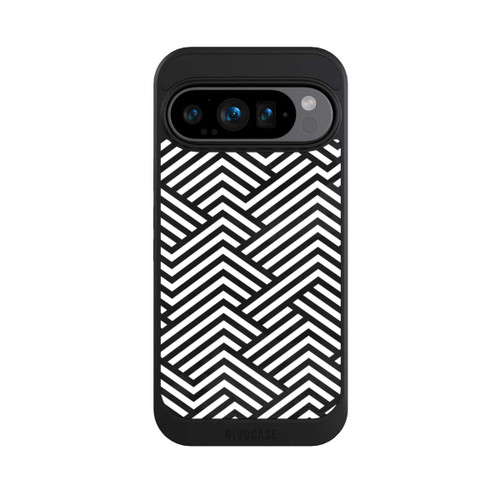 Google Pixel 9 Pro NIVOcore Schwarz und Weiß ZigZag