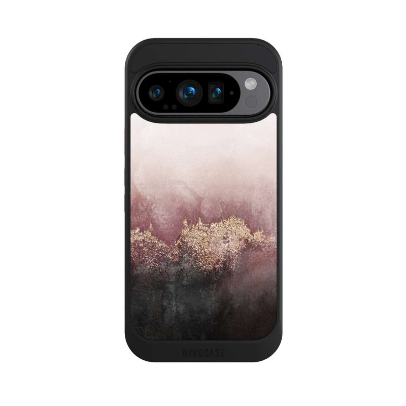 Pixel 9 Pro NIVOcore Rosa Himmelsstaub Golddruck