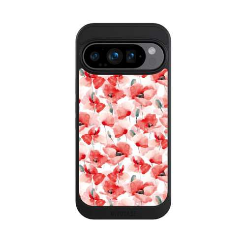 Google Pixel 9 Pro NIVOcore Mohnblumen Muster