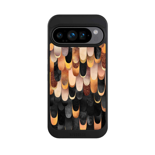 Google Pixel 9 Pro NIVOcore Plumes Cuivre et Noir