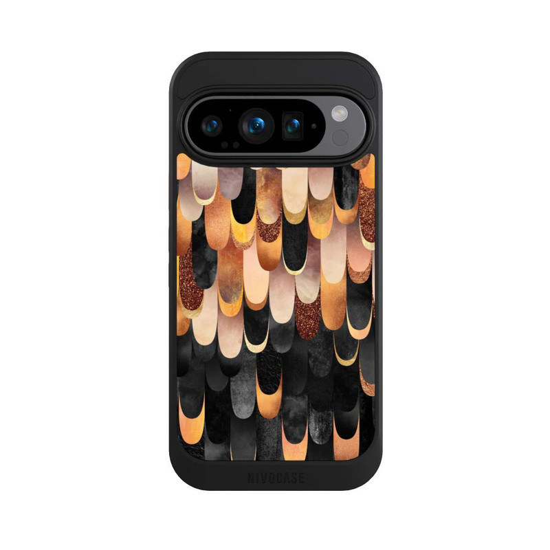 Pixel 9 Pro NIVOcore Plumes Cuivre et Noir