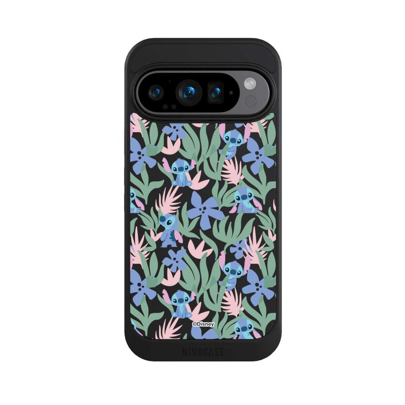 Pixel 9 Pro NIVOcore Floral Pattern Stitch Transparent