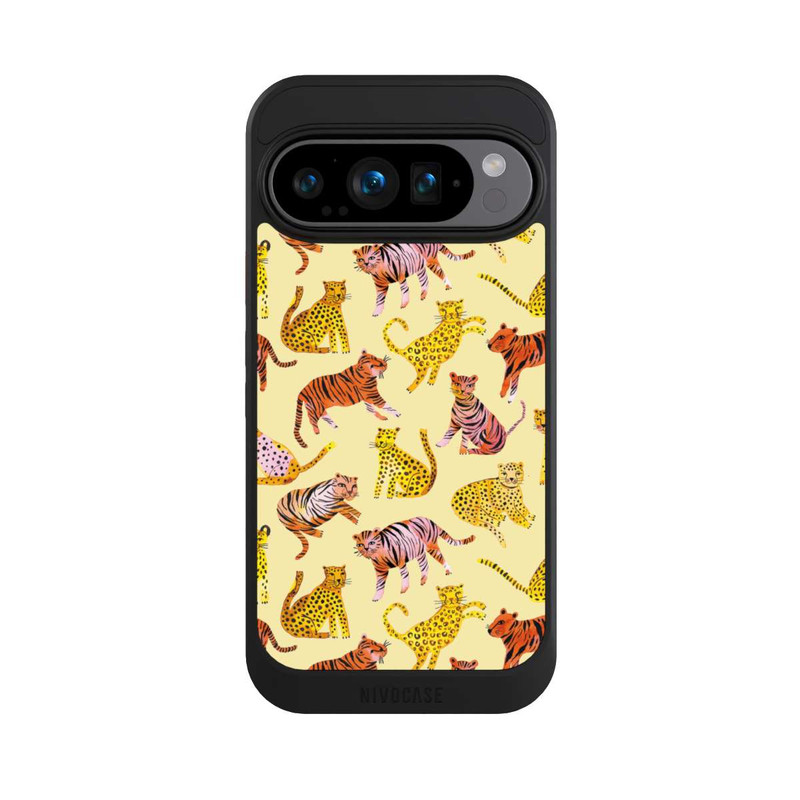 Pixel 9 Pro NIVOcore Tiger und Leoparden Savannah