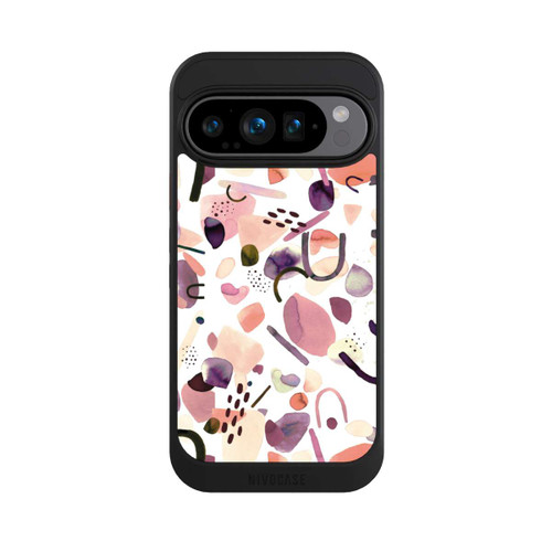 Google Pixel 9 Pro NIVOcore Abstrakte Formen aquarell lila