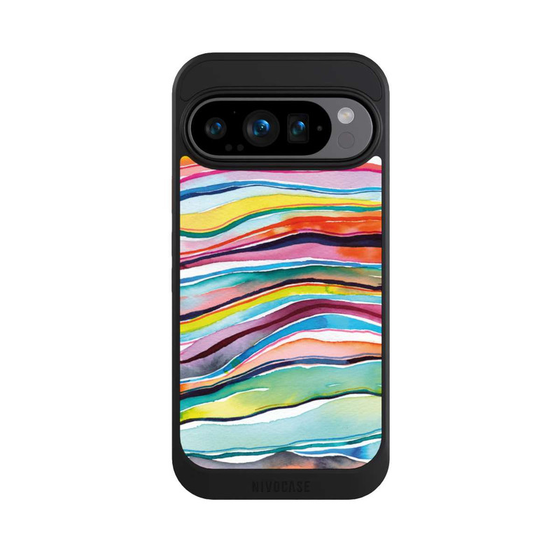 Pixel 9 Pro NIVOcore Aquarell Achatschichten