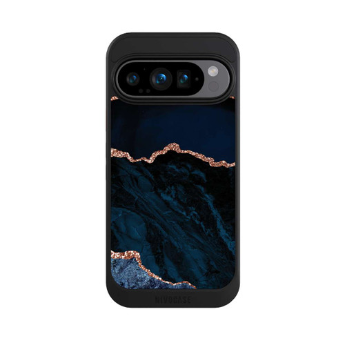 Google Pixel 9 Pro NIVOcore Nacht Blau Marmor Landschaft