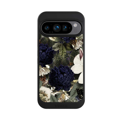Google Pixel 9 Pro NIVOcore Dunkle Mitternachts Barock Vintage Blumen