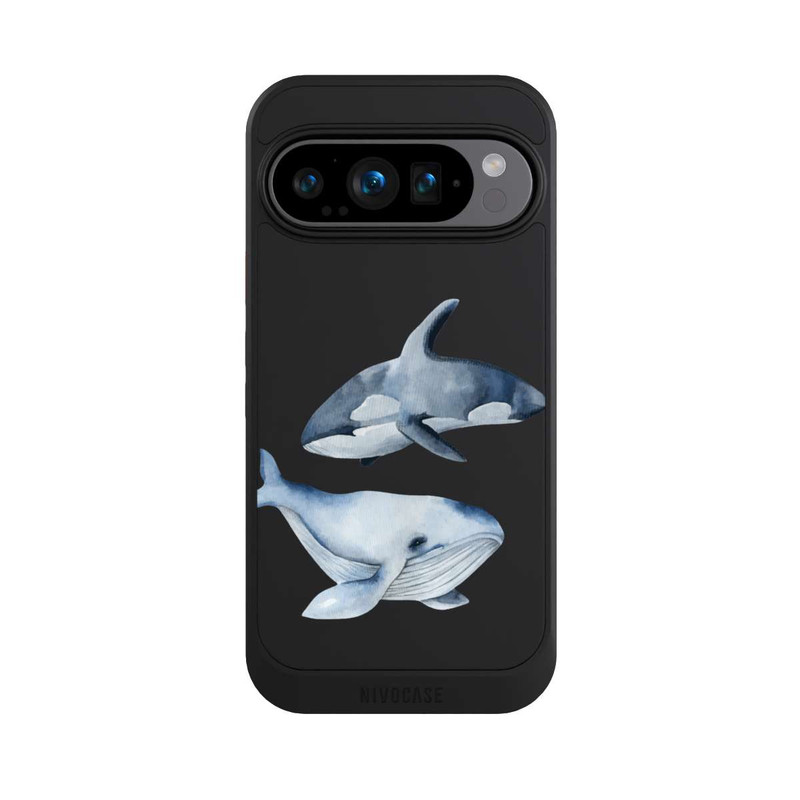 Pixel 9 Pro NIVOcore Baleines transparentes