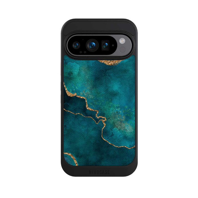 Pixel 9 Pro NIVOcore Edelstein glänzend aquamarin