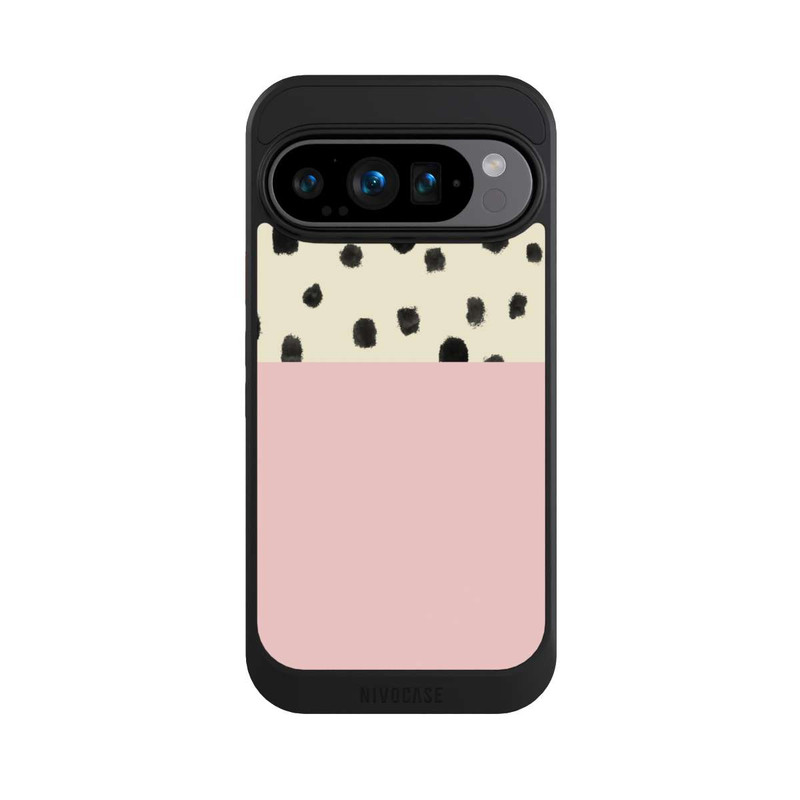Pixel 9 Pro NIVOcore Punkte und Rosa