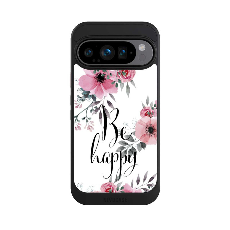Pixel 9 Pro NIVOcore Be Happy Blumen