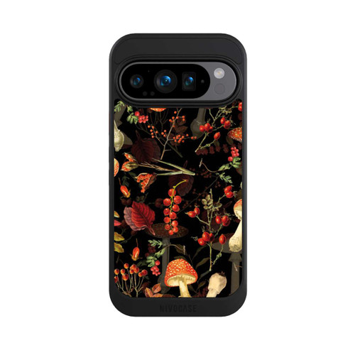Google Pixel 9 Pro NIVOcore Mushroom Pattern Black