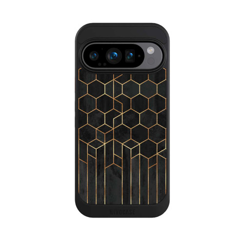 Google Pixel 9 Pro NIVOcore Schwarze Sechsecke