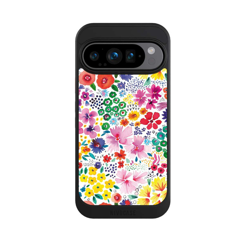 Pixel 9 Pro NIVOcore Kunstvolle kleine Frühlingsblumen