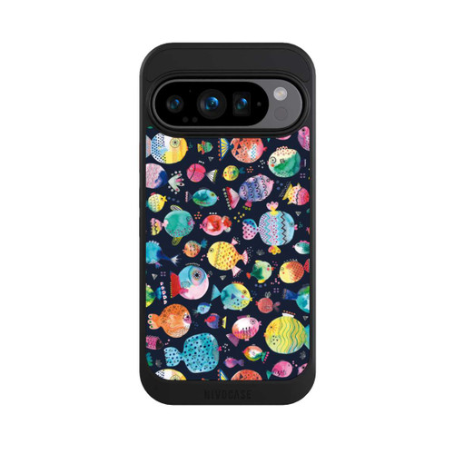 Google Pixel 9 Pro NIVOcore Strandkugelfische Kinder Marineblau