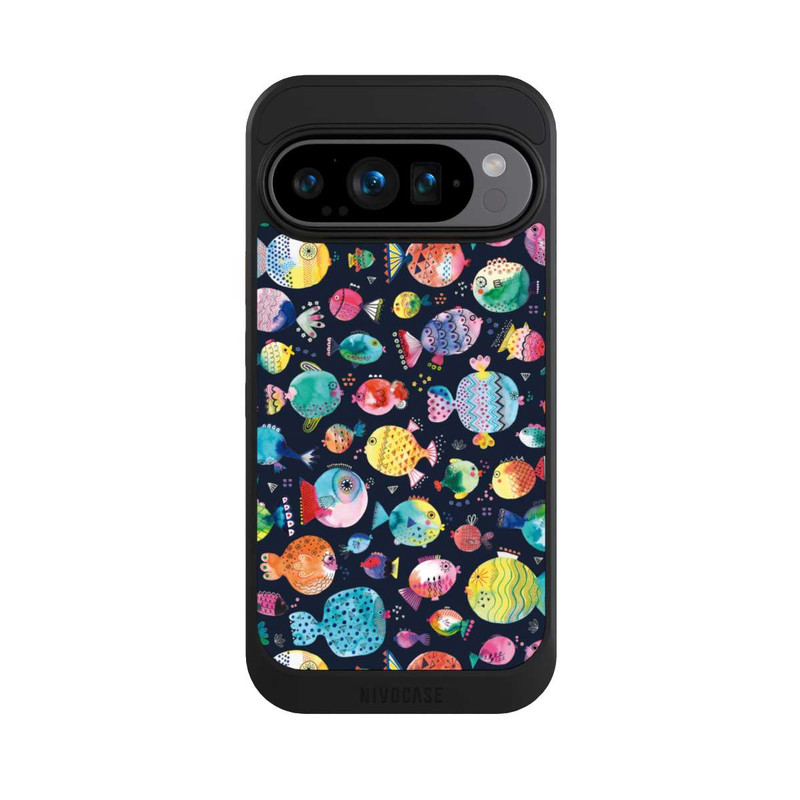 Pixel 9 Pro NIVOcore Strandkugelfische Kinder Marineblau