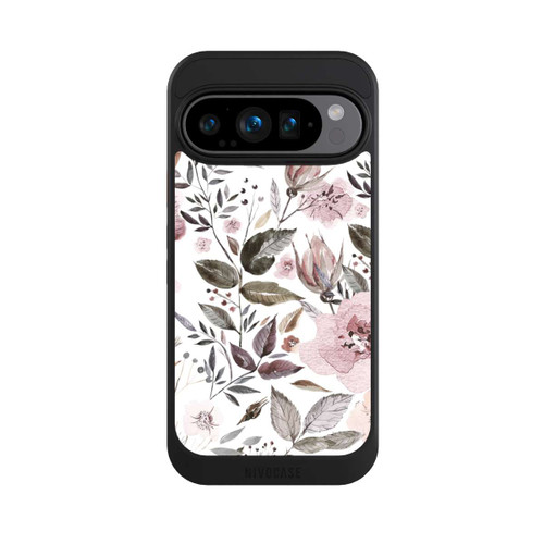Google Pixel 9 Pro NIVOcore Aquarell braune Rosenblüten