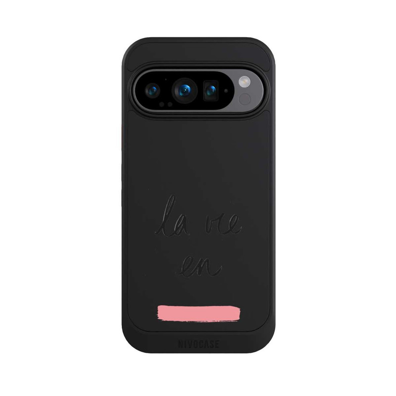 Pixel 9 Pro NIVOcore La vie en Rosa Transparent