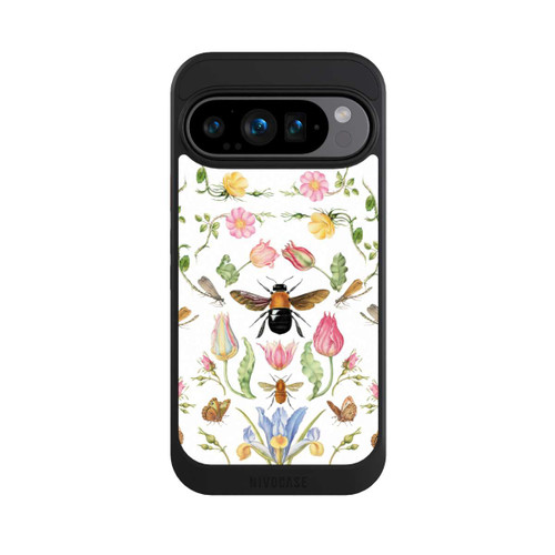 Google Pixel 9 Pro NIVOcore Wildflowers and Bee White