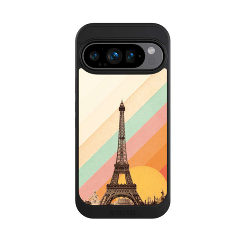 Google Pixel 9 Pro NIVOcore Eiffelturm Regenbogen