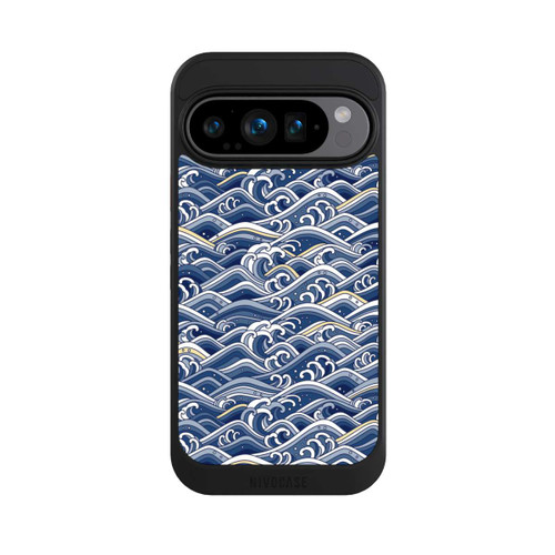 Google Pixel 9 Pro NIVOcore Vagues bleues kanagawa