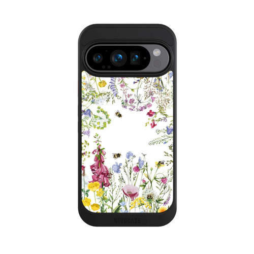 Google Pixel 9 Pro NIVOcore Cadre de fleurs sauvages des prés d'été