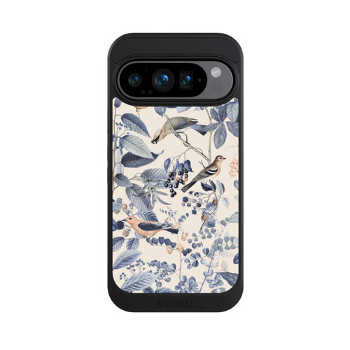 Google Pixel 9 Pro NIVOcore Vögel und Beeren in Beige