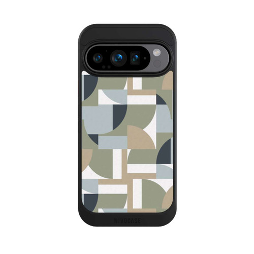 Google Pixel 9 Pro NIVOcore Futuristische Bauhaus Polygone Beige