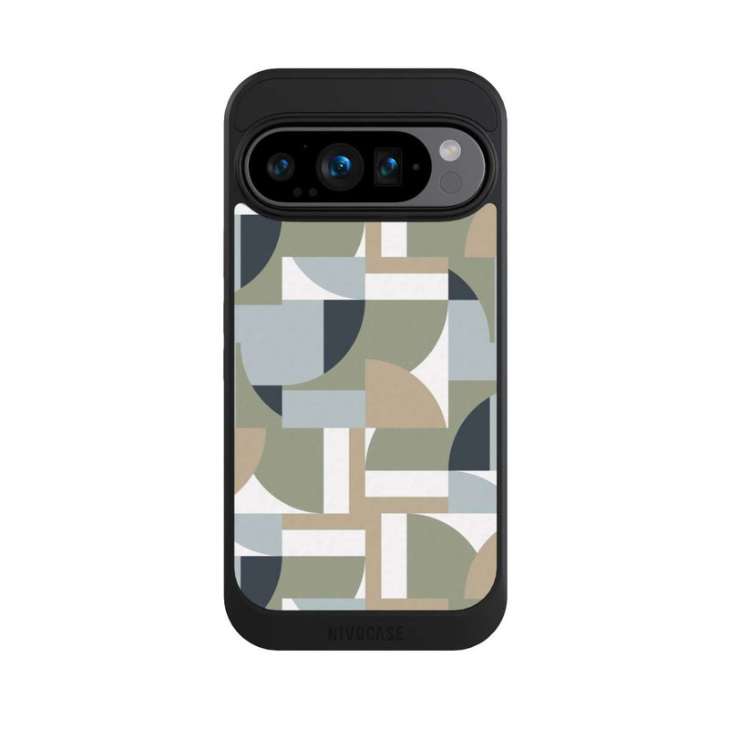 Pixel 9 Pro NIVOcore Futuristische Bauhaus Polygone Beige