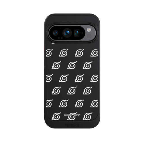 Google Pixel 9 Pro NIVOcore Weißes Konoha-Muster Transparent