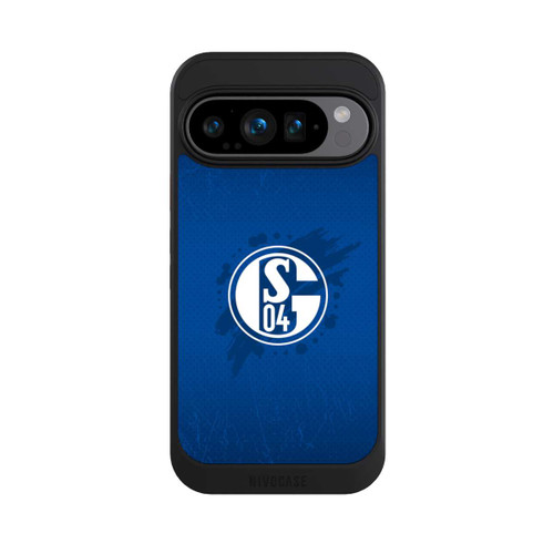 Google Pixel 9 Pro NIVOcore Schalke 04 Farbe Fleck Blau