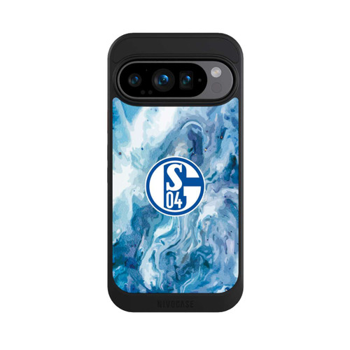 Google Pixel 9 Pro NIVOcore Schalke 04 Flüssig Blau