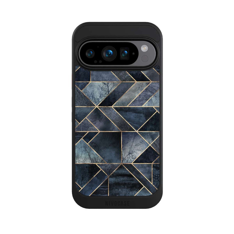 Pixel 9 Pro NIVOcore Abstraktes Natur-Dunkelblau