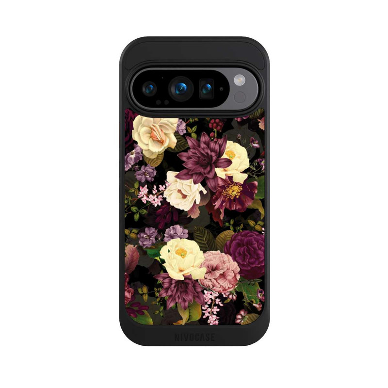 Pixel 9 Pro NIVOcore Dunkle Blumen Bienen