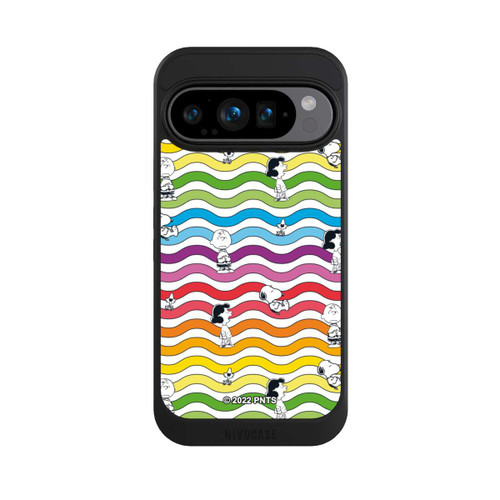 Google Pixel 9 Pro NIVOcore Snoopy Pattern Rainbow