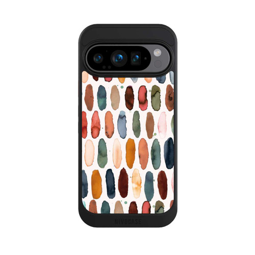 Google Pixel 9 Pro NIVOcore Aquarellstriche aus mineralischem Terrakotta