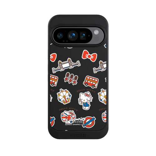 Google Pixel 9 Pro NIVOcore Hello Kitty Londoner Abzeichen Transparent