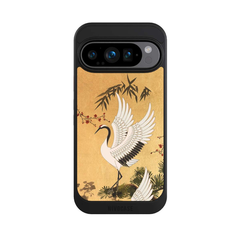 Pixel 9 Pro NIVOcore Kraniche Gold Japan 2