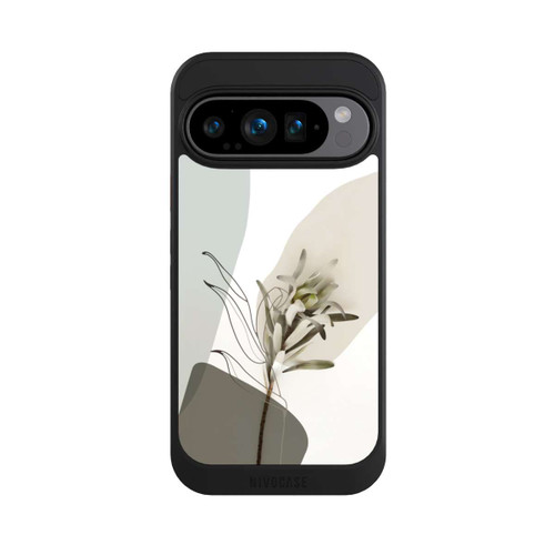 Google Pixel 9 Pro NIVOcore Boho Line Art Olivgrün