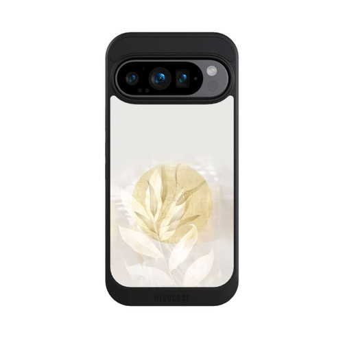 Google Pixel 9 Pro NIVOcore Boho Gold Blumen Kunst