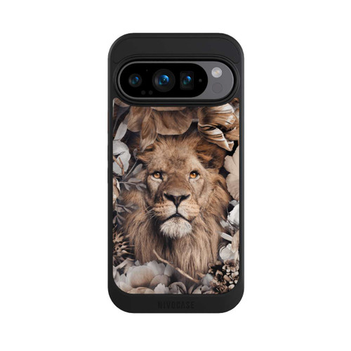 Google Pixel 9 Pro NIVOcore Löwe Blumenrahmen Beige